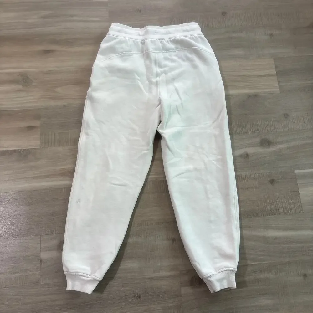 Lululemon Scuba Relaxed High-Rise Jogger White Opal Women Size 6